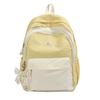 Schoolbag New Mori Ins Fresh and Sweet Retro Contrasting Color Backpack Junior High School Students Lightweight Travel Large Capacity Backpack