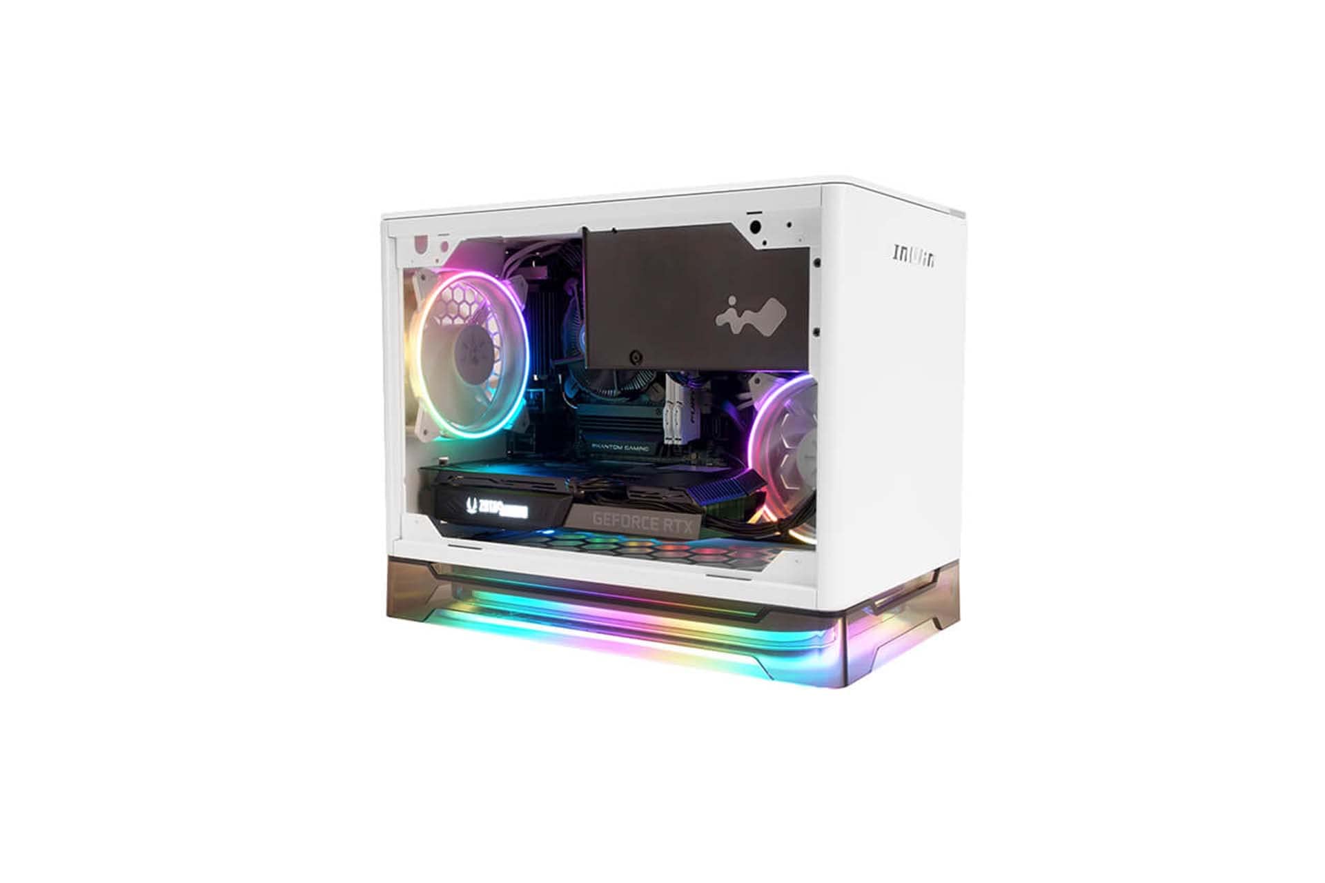 

IN WIN 750W 80PLUS GOLD power supply dedicated Mini-ITX tower type PC case white color [A1 Prime WHITE]