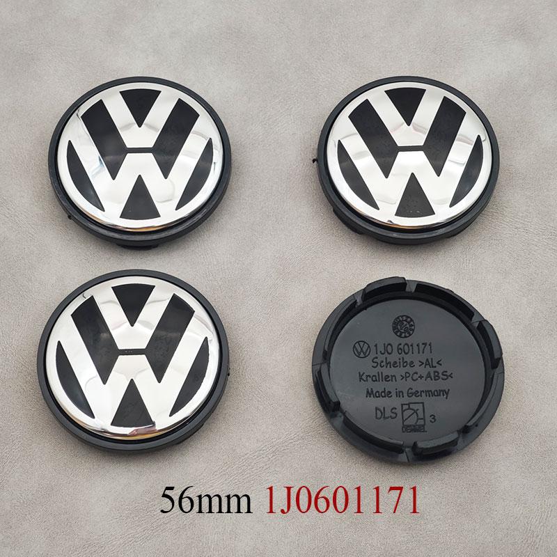 

VW GTI GOLF 2026 Hot For VW VOLKSWAGEN 4pcs 56mm 63mm 65mm Car Wheel Center Rims Caps For Volkswagen VW Golf 4 5 6 7 R GTI Passa