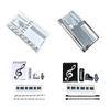 Music Writing Set with Mini Top Wire Notebook, Piano Key Ruler, 2 Pencils and 3 Erasers for Daily School Writing