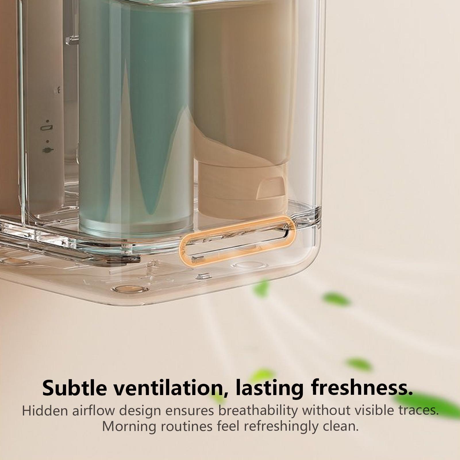 Adhesive Toothbrush Holders Bathroom Storage Organizer Electric Toothbrush Organizer For Bathroom Shower Bedroom Home RV China Mainland