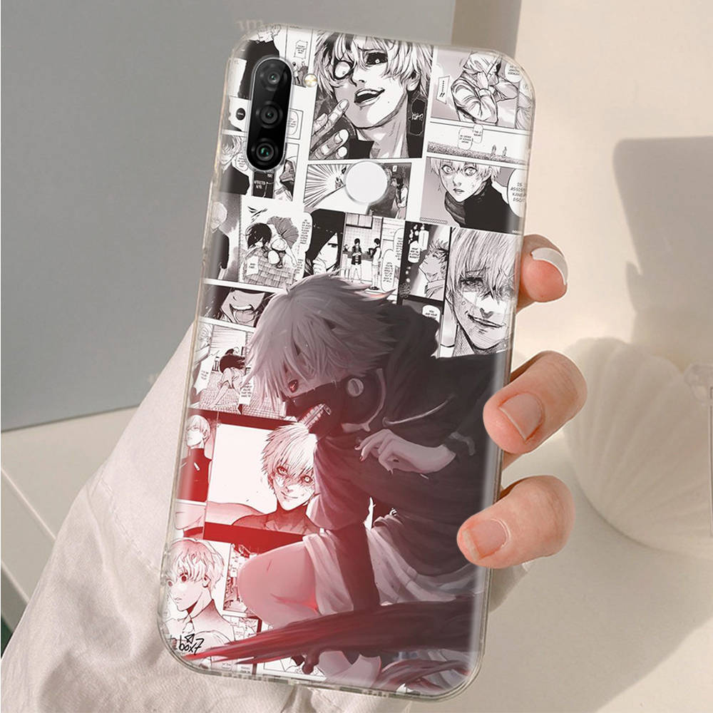 AD94 Tokyo Ghoul Anime Clear Case for Samsung A04 A14 A23 A34 A54 M23 M33 M52 M53 Realme 10 9 C30S C35 C55 VIVO Y02 Y21 Y33S Y51 X80 V25 Cover