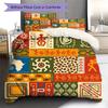 Ethnic Tribal Texture Pattern Bedding Quilt Set Quilt Cover Pillowcase Home Decoration Gift (1 * duvet cover + 2 * pillowcase, without core)