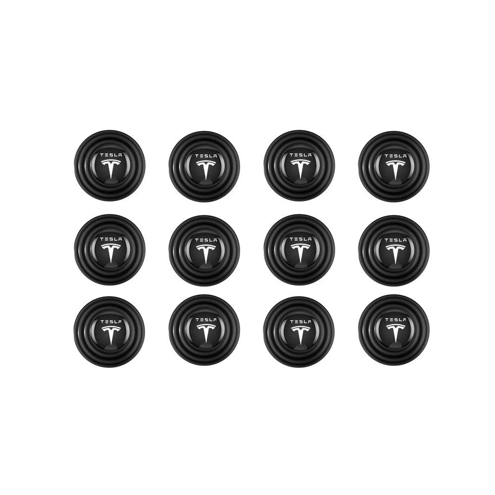 Car Sticker Tesla 4/8/10/20PC Car Door Anti-Collision Silicone Pad Shock Absorber Gasket For Tesla Model 3 Model Y Model S X Aut