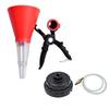 Car Plastic Engine Oil Funnel Gasoline Funnel Filling Equipment Adjustable Diesel Brake Fluid Tool Auto Truck Accessories