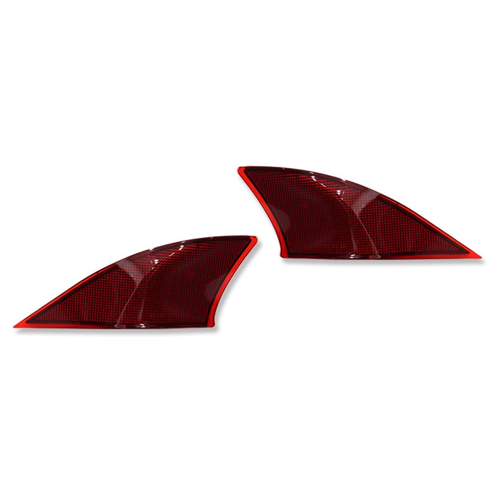 

Car Rear Bumper Reflector Tail Brake Light ABS Cover Housings For Lexus IS250 IS300 IS350 IS200t IS-F 2014-2020 No Bulb/Socket Red Lens
