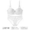 French Style Push Up Bra With Thin Top Thick Bottom Cups Side Support Lift 3/4 Coverage Underwire Small Bust