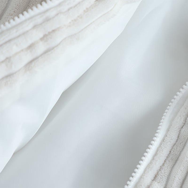 Manšestrová bunda Dámská jednobarevná zkrácená studentská móda volný kabát