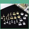 Box 1 Nail Art Yousheng Charm 12 Grids Assorted Hollow Metal Love Heart Lock Key Women Girls Diy Nail Decoration Accessories Birthday Gift