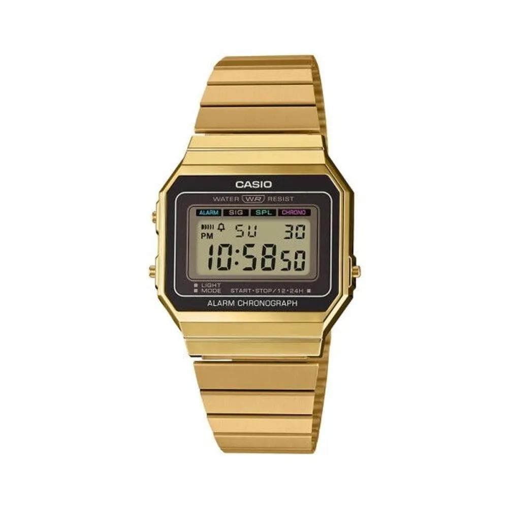 [Cio] A-700WG-9A Vintage Square Digital Universal Metal Watch