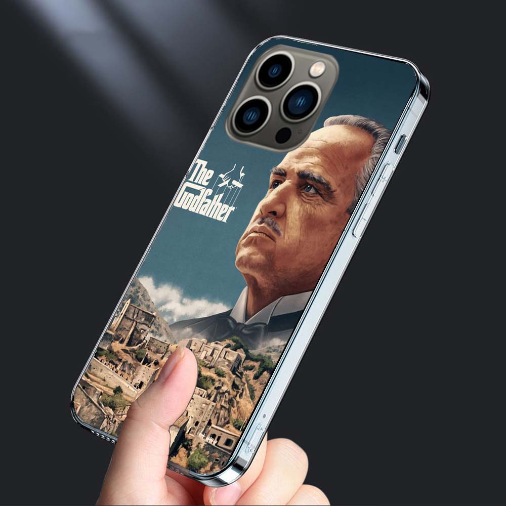 --The Godfather Phone Case For Iphone 16E 15 Pro 14 Plus 17E 16 17 Pro Max Air 11 12 13 Mini Shockproof Capa Cute Cover TPU C