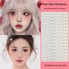 Blue Star Diamond Face Stickers: Adhesive Rhinestone Designs for Tear Eye Makeup, Perfect for Music Festivals.