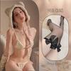 Sexy Catwoman Couple Sex Underwear Leopard Print Cute Three-Point Uniform Split Suit Flirting Sex Underwear Women