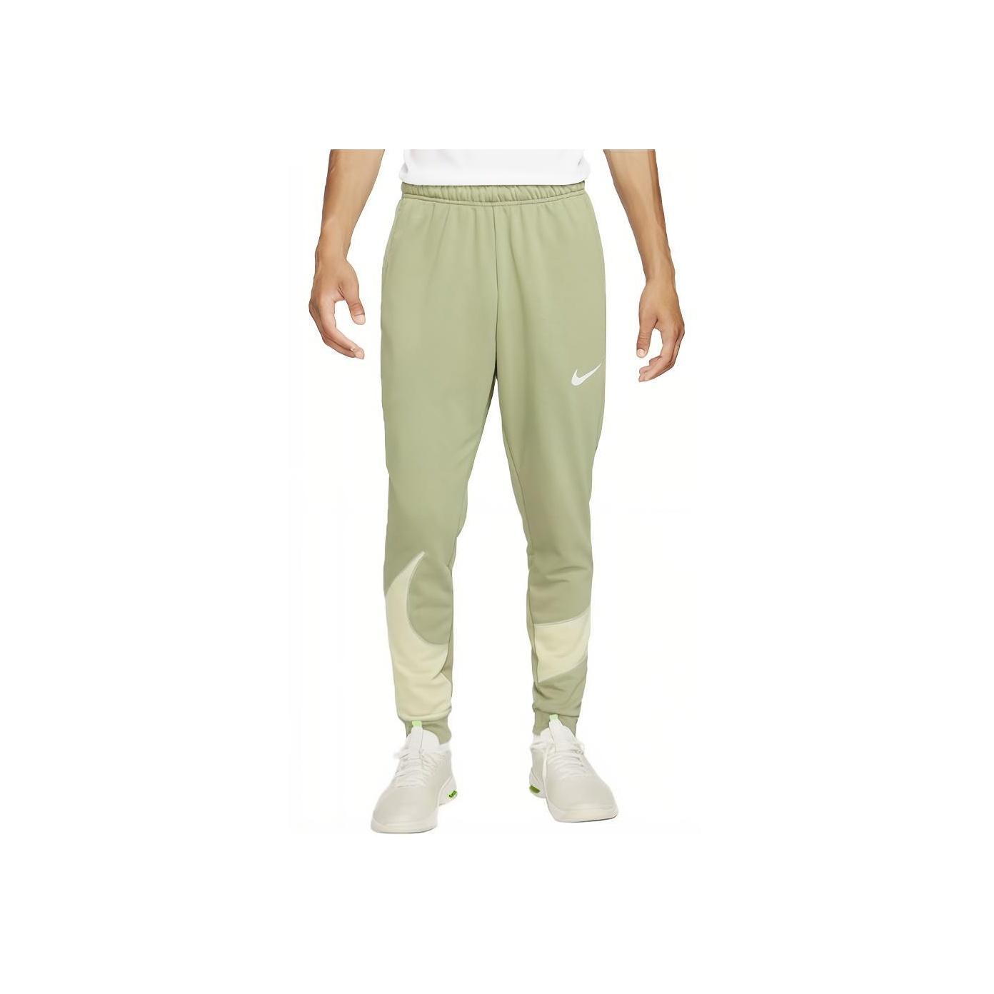 

Nike Dri-FIT Logo Print Color Block Jogger Pants Men Bottoms Oil-Green FB8577-386 XXL