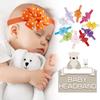 Soft and Elastic Bow Cotton Headband for Newborns and Infants (Pack of 10) - Multicolor