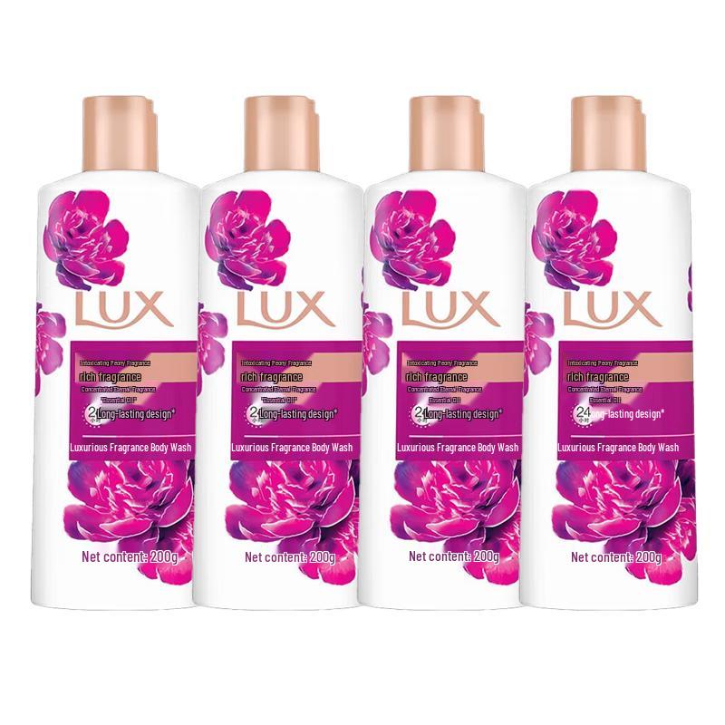 

LUX Enchanting Peony Scent Body Wash (4x200g)
