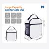 Large Capacity Insulated Lunch Bag Kids Aluminum Foil Thermal Tote Handheld 5-10L Portable Cooler