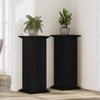 Plant Stand Black Oak Look 33 X 33 X 100 Cm