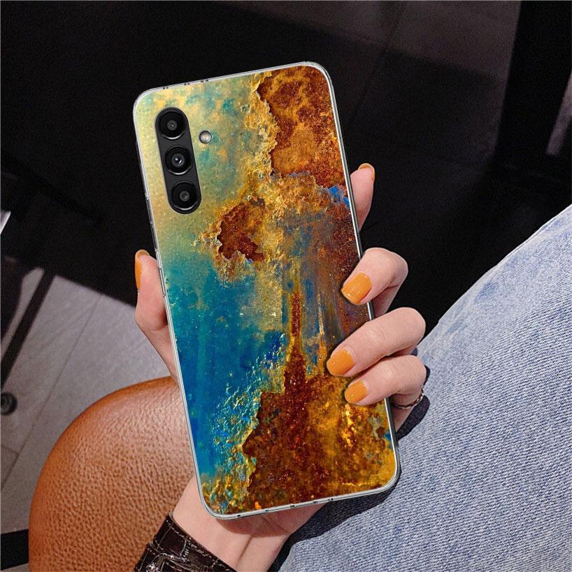 Vintage Industrieller Stil Rostiges Muster Handyhülle Für Samsung Galaxy A17 A16 A15 A14 A13 A57 A56 A55 A54 A53 A37 A36 A35 A34 A33