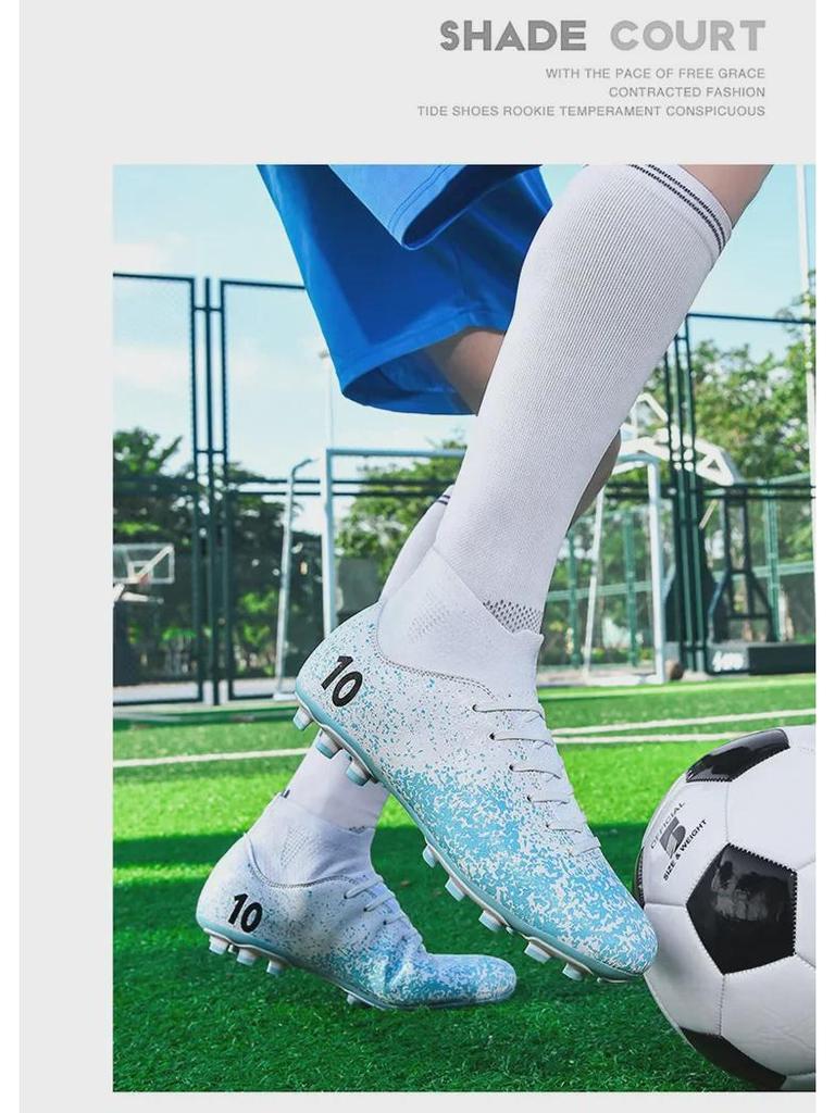 Men's Low-Top AG Football Shoes for Youth Competition and Training