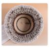 Vintage Handmade Crochet Bucket Hat Thick Plush Knitted Basin Hats Outdoor Coldproof Fisherman Cap For Women