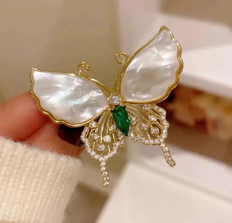 Small Cute Little Girl In Black Dress Nurse Brooches Rhinestone Crystal Brooch Pin Drop Oil Corsage Clothing Coat Jewelry