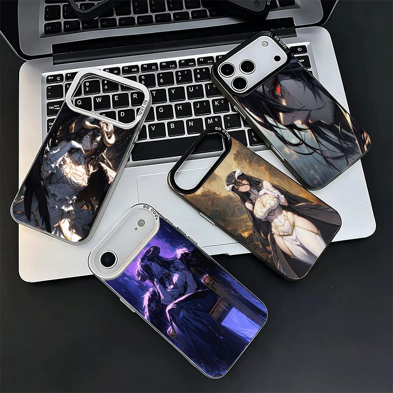 Albedo O-Overlords Anime Shockproof Phone Case for iPhone 17 Air 16 16E 15 Pro Max 14 Plus 13 Mini 12 Back Cover Anti Fall Funda