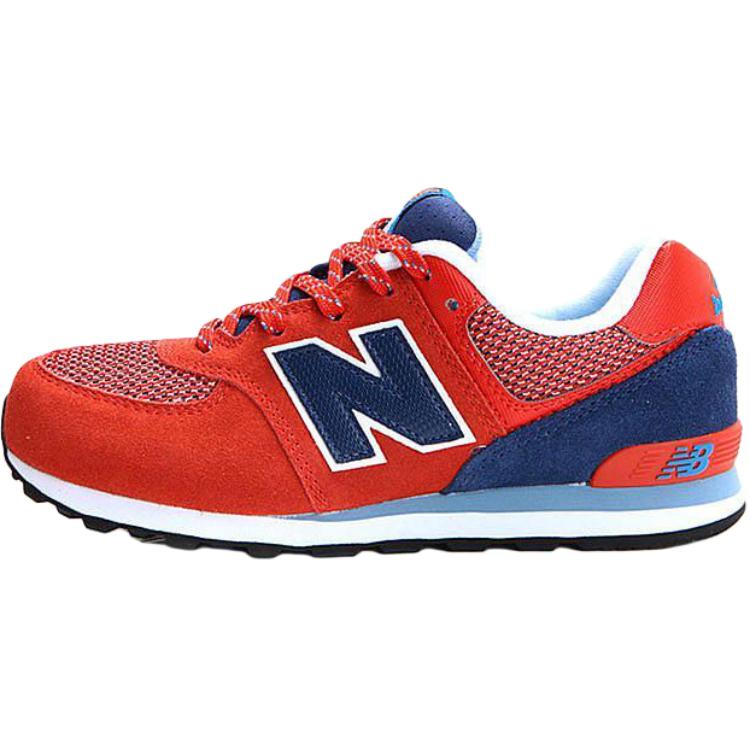 New Balance NB 574 Low top Kids Running Shoes Red Unisex Kl574UYG 38