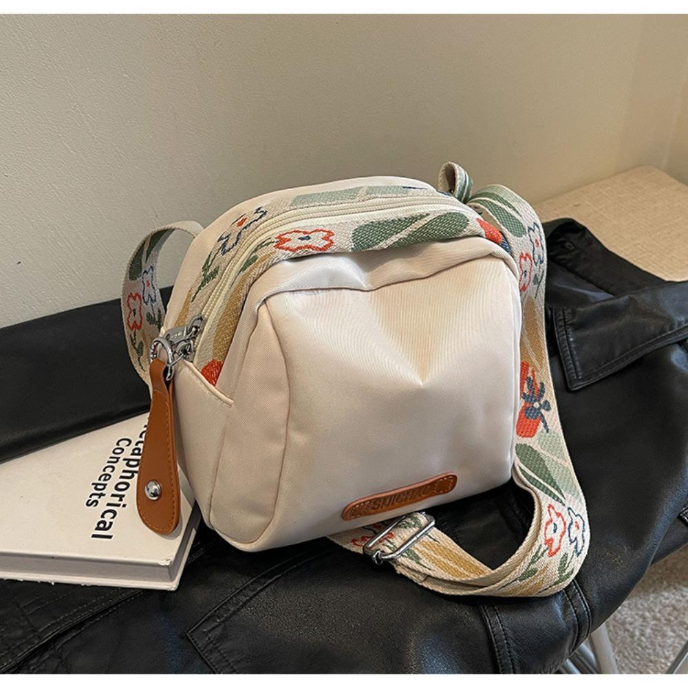 New shoulder fashion bag women's bag crossbody bag spring women's bag canvas bag versatile women's oxford cloth shell