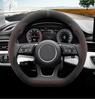 Ultra-Thin Non-Slip Suede Steering Wheel Cover, Fits 25/26 Mercedes-Benz EQE, Winter-Ready