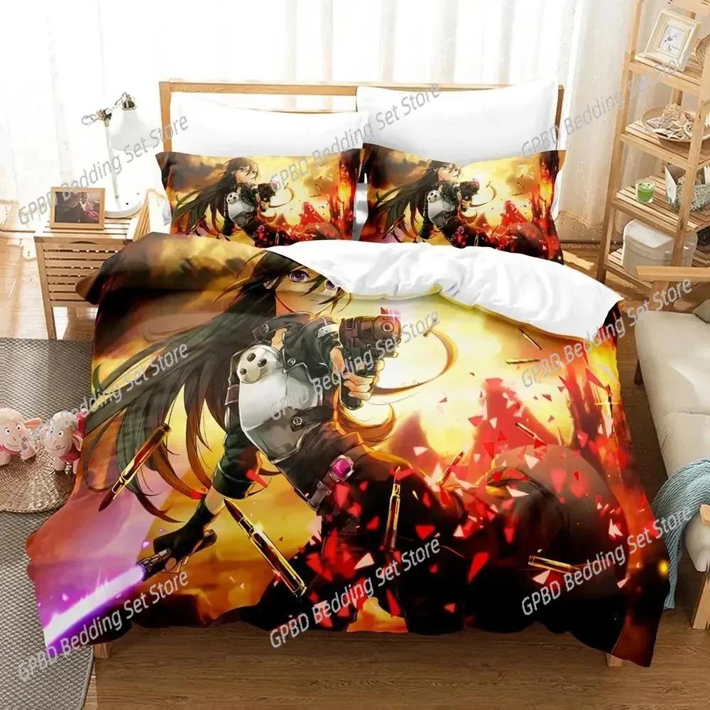 Comforter Anime Asada Shino Sword Art Online Bedding Set Bedroom Soft Modern S Comefortable