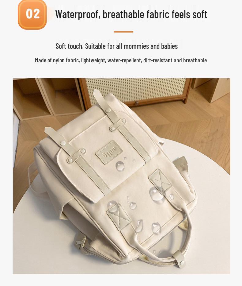 Mommy Bag: Chic, Lightweight Mother-Baby Backpack for Travel and Outings
