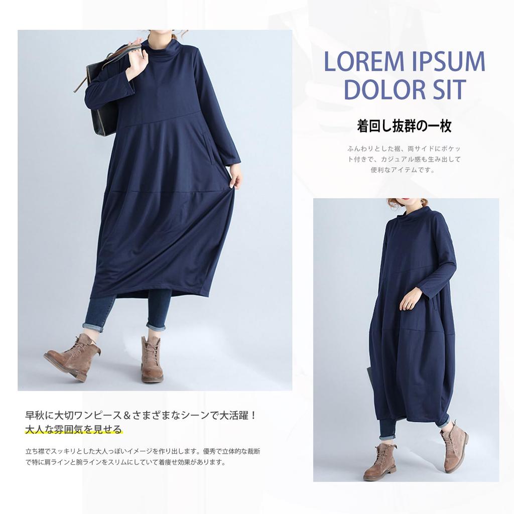 Gdnelhuonox Cocoon Polo Loose Long High Midi Wear Women's Dress, Dress, Long, Fit, Sleeves, Loungewear, Neck, Length, Winter, Fall/Winter