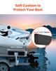 Boat Trailer Guide, 0.7M Adjustable Design Short Bunk Guide-Ons, 2PCS Rustproof Galvanized Steel Trailer Guide Poles, Heavy Duty Roller Guide Design,