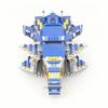 470PCS MOC Space Exploration Snubnose Explorer Model Creative Building Blocks Assembly Building Blocks Display Birthday Gift Set