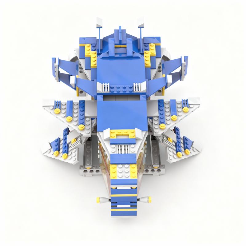 470PCS MOC Space Exploration Snubnose Explorer Model Creative Building Blocks Assembly Building Blocks Display Birthday Gift Set