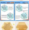 Children's Hexagonal Jump Checkers & Nine Men's Morris Wooden Puzzle Toy - Perfect Table Game Gift