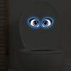Luminous Eyes Toilet Stickers Removable Glow In The Dark Toilet Seat Cover Decals for Lavatory Bathroom Washroom