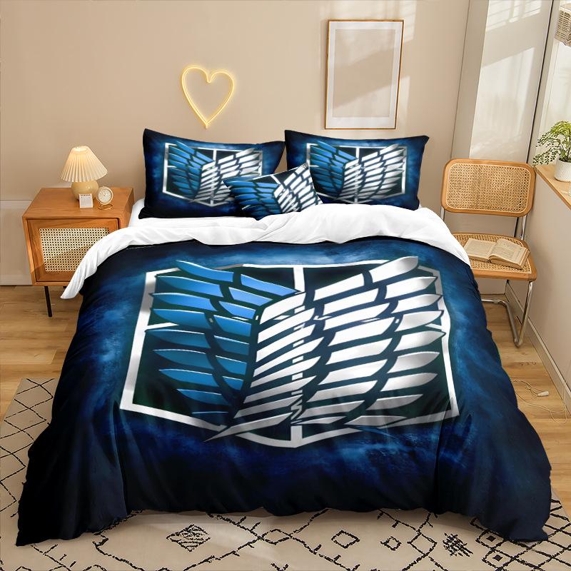 

Анимационный Сериал 3D Цифровая Печать Комплект Постельного Белья из Трех Предметов Простыня Пододеяльник 90 * 200 two-piece set