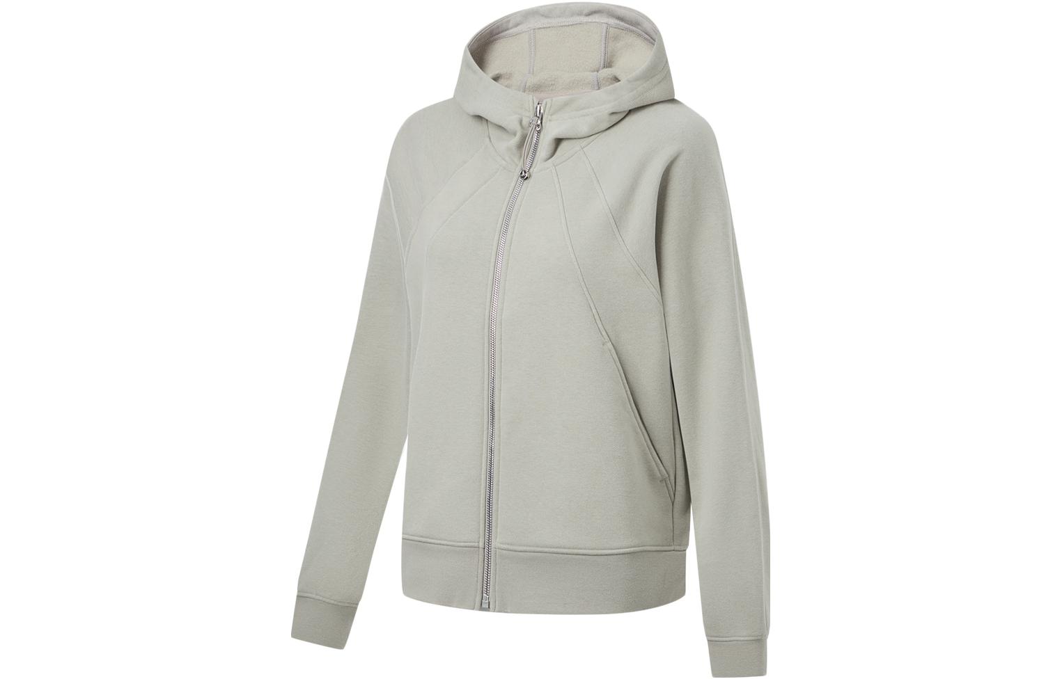 Li Ning Fitness Series Sweatshirt Women s Rock Ridge Gray AWDT802-2 XL