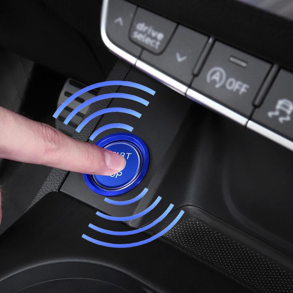 Engine Start Button Decoration | Car One Button Start Decorative Circle Ignition Switch Button