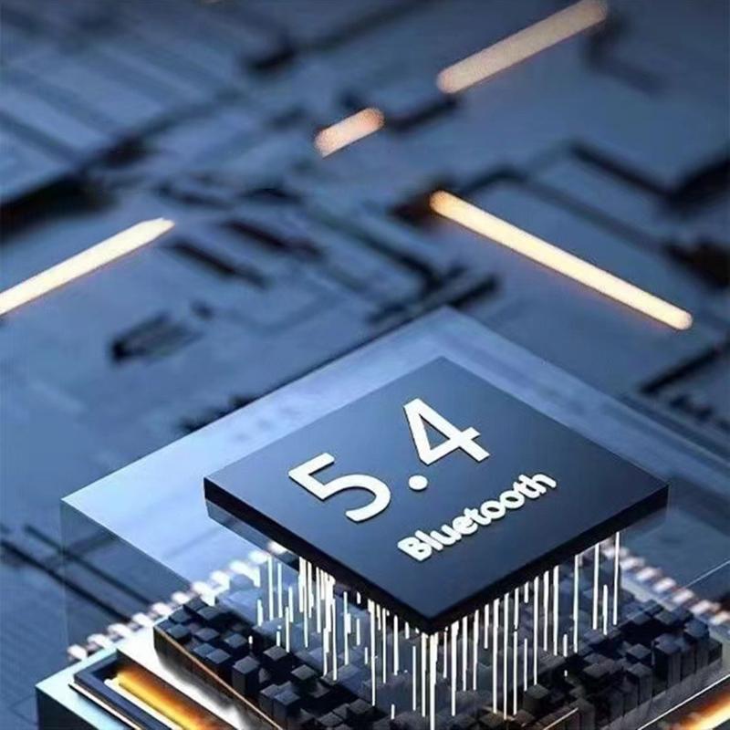 Bluetooth 5.4 Open 180° Rotation Wireless Business Headset With Mic Air Conduction Ear-Hook Touch Control Sports Hifi Earphone