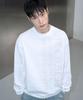 Pichibeullaeg Vertical Logo Long Sleeve Tee (White)