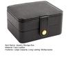 Double-layer Jewelry Organizer Box with Mirror Large Capacity Waterproof Earrings Necklaces Organizer Portable Jewelry Container