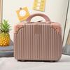 14-Inch Retro Makeup Case: Cute, Portable Travel Storage for Women and Students