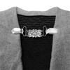 Clip châle pull Clip strass décor Cardigan chaîne robe dames vêtements cin-ch ensemble broche écharpe cravate fermoir