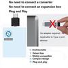 USB C Mouse Jiggler Undetectable Automatic Type C Mouse Mover 3 Jiggle Modes Driver-Free for Keeps Computer Awake Silver