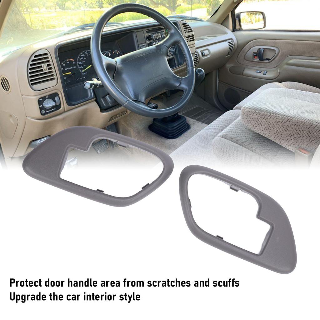 Interior Door Handle Trim Bezel Stylish Look 15708080 Seamless Fit Abrasion Proof Anti Crack Left Right for C1500 C2500 C3500