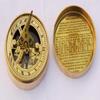 Handmade 3 Inch Brass Compass Vintage Marine Brass Sundial Compass With