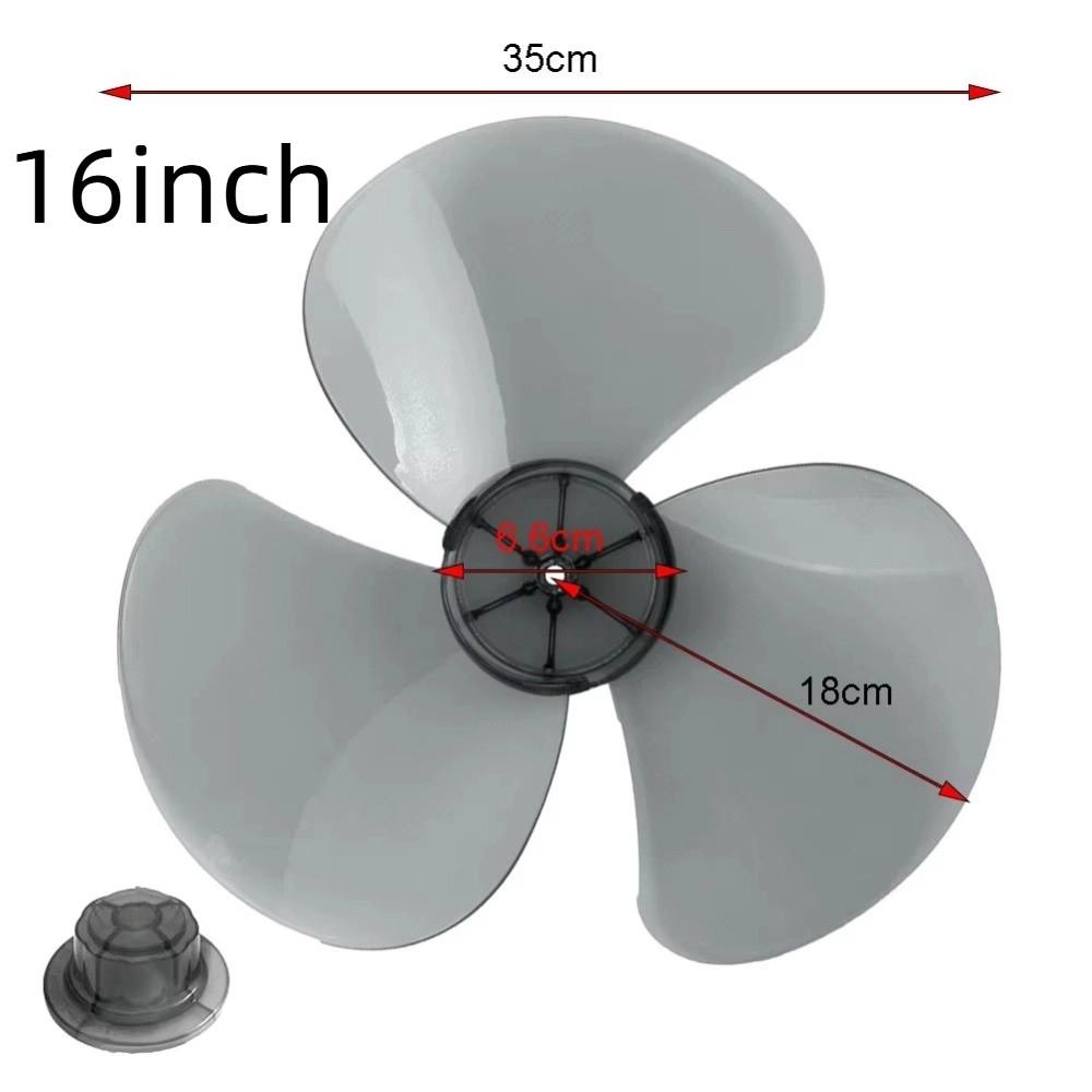 Plastic Fan Blade 12/16 Inch Electric Fan Accessories New Replacement Part For Standing Pedestal